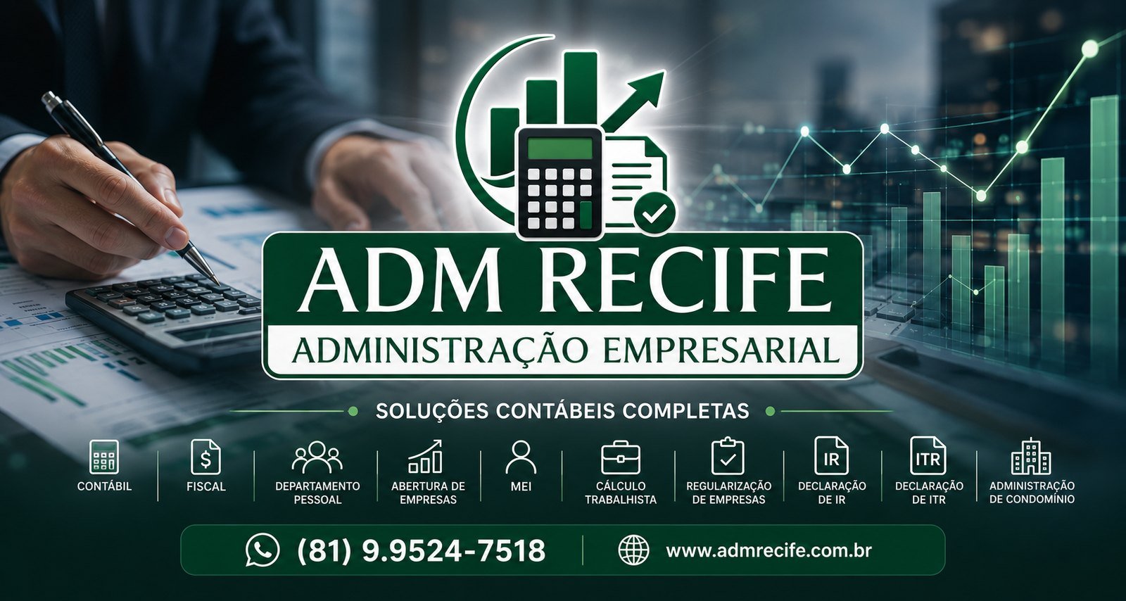 ADM Recife Administração Empresarial, soluções contábeis completas
